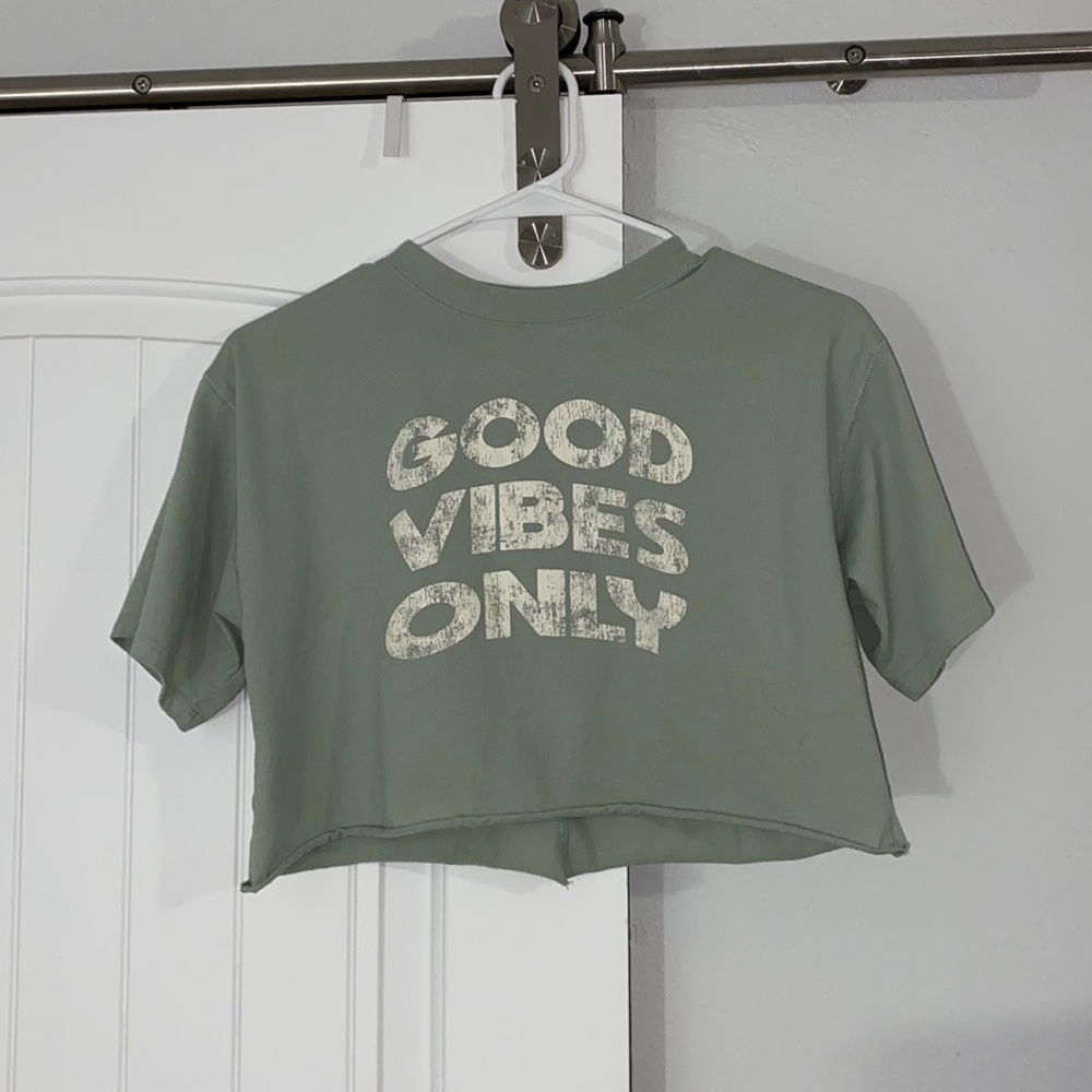 Light Green Crop Top